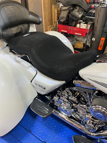 Customer photo review of Wind Rider Seat Cover