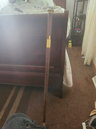 Gabriel W. review of Dragon Pattern Alloy Gold Stainless Steel Cane Sword image 1 out of 1