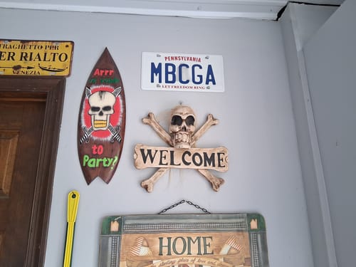 Customer photo review of Pennsylvania 2025 Metal License Plate