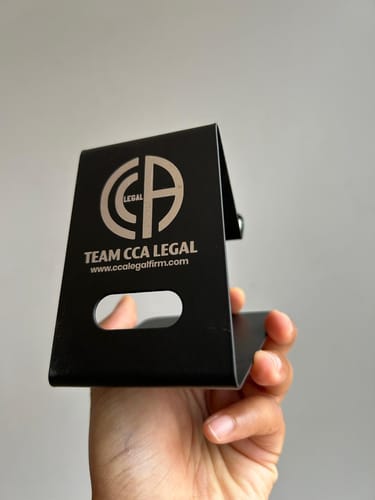 Customer photo review of Premium Mobile Stand | Best for Corporate Gifting | PrintMine.in