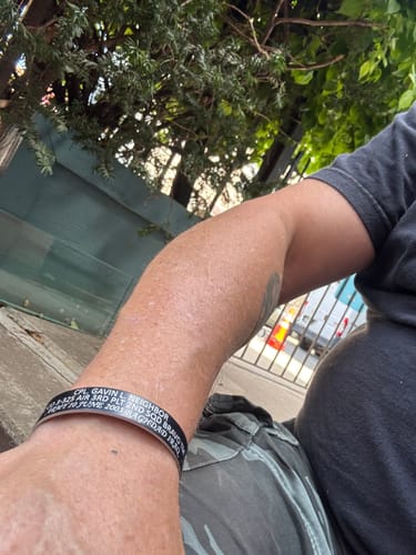 Customer photo review of Customize Your Bracelet