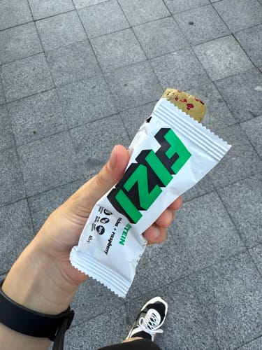 Customer photo review of Matcha + Raspberry