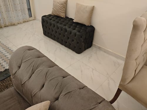 Customer photo review of بانكيت كابتونيه 45×120سم - رمادي غامق - AC145