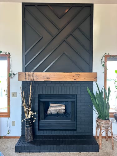 Customer photo review of Distressed Mantels
