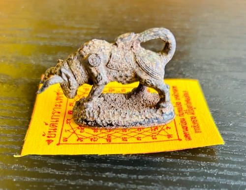 Customer photo review of Puissante amulette Hua Tanoo (Run Jakkapat Naraï) du Très Vénérable LP Kallong.