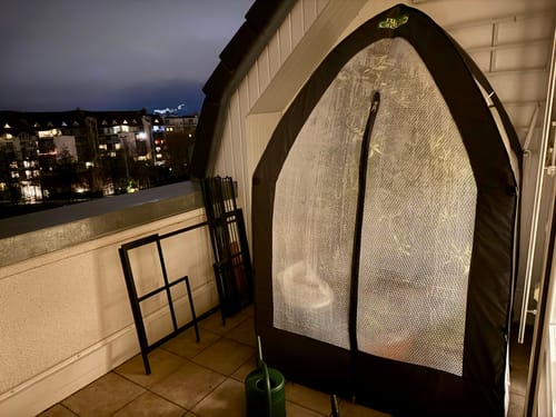 Customer photo review of Überwinterungszelt "ICEDOME ThermoPLUS Deluxe" L 120 x B 120 x H 183 cm