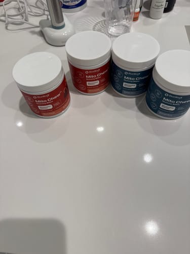 Customer photo review of MitoChew™ Gummy Bites Bundle – Daytime + Nighttime