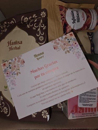 Customer photo review of Henna Jamila Hair - Cobrizo Natural y Duradero 👩🏼🦰