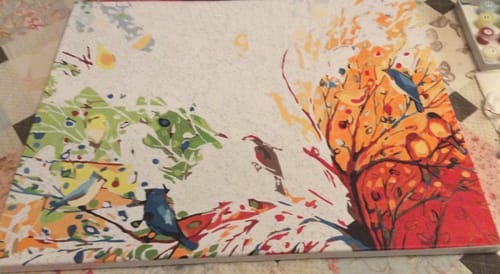 Customer photo review of Custom Landscape Paint By Numbers