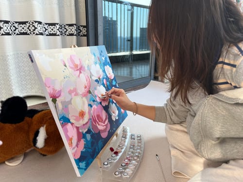 Customer photo review of Beautiful Watercolor Floral