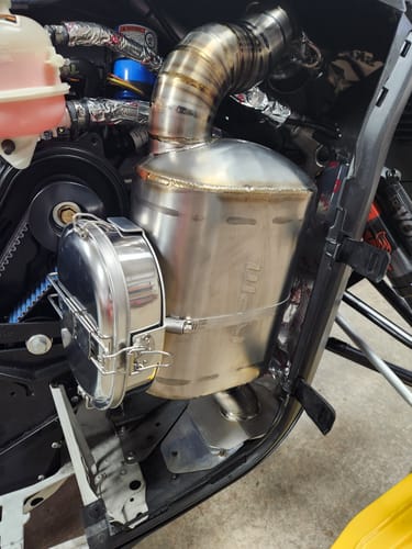 Customer photo review of RPM Gen 5 2023-2026 Ski-Doo 850 NA Titanium Chambered Muffler