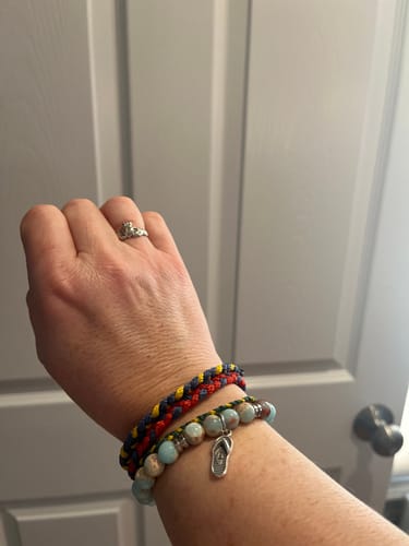 Customer photo review of BEADED – “BUBBLES UP”