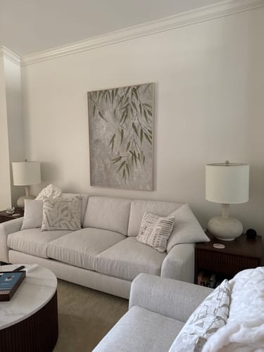 Customer photo review of Blue & Green Abstract #BG006