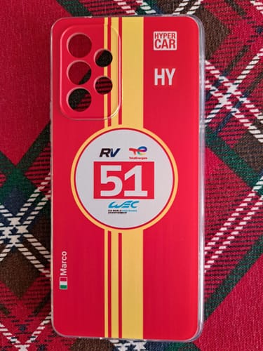 Kundenbewertung mit Foto zu AF Corse 499P 2024 Livery - Individuelle Handyhülle für Samsung