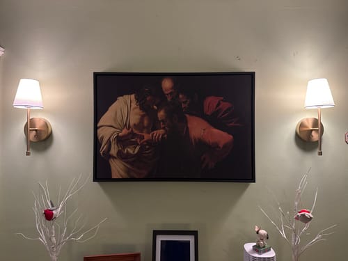 Customer photo review of The Incredulity of Saint Thomas