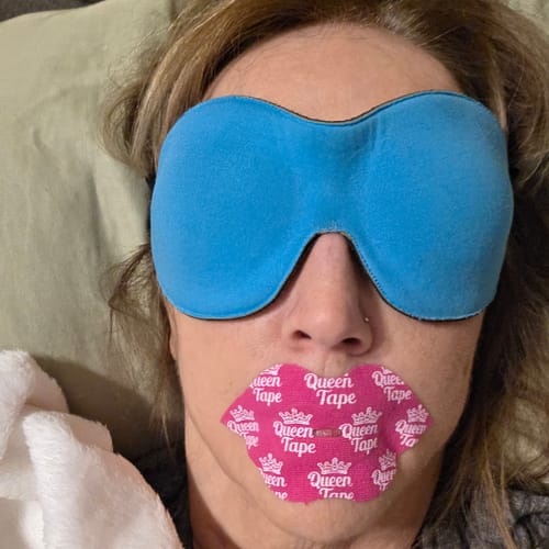 Customer photo review of Queen Hydrating Collagen Mouth Tape