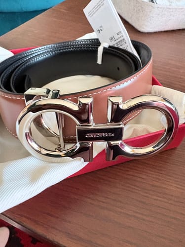 Customer photo review of Ferragamo 'Gancini' Reversible Belt