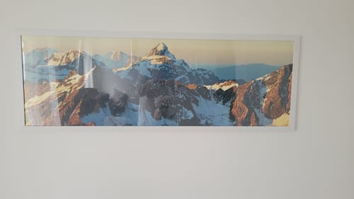 Customer photo review of Poster | Gipfel in den Alpen | Panorama