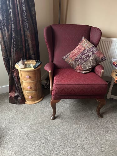 Customer photo review of Fabric Paint -- Maroon