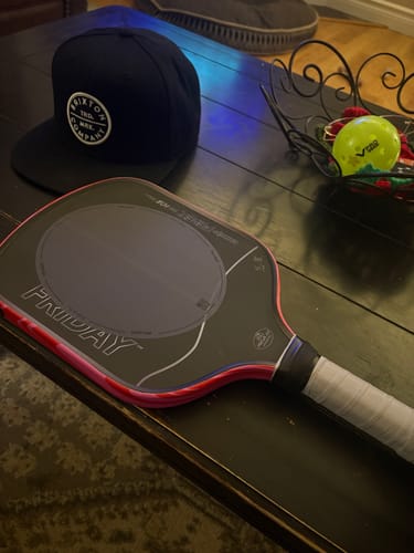 Customer photo review of Groovy Pink Edge Tape (3 pack) - Pickleball Paddle Edge Tape
