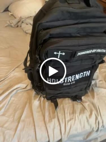 Customer video review of HolStrength 45L Tactical Backpack