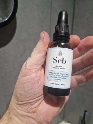 Customer photo review of Seb Natural Calming Serum