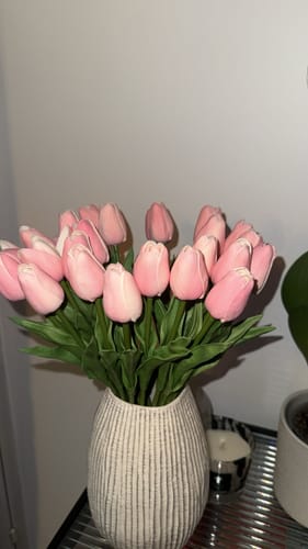 Customer photo review of Tulipes - Rose (25 Tiges)