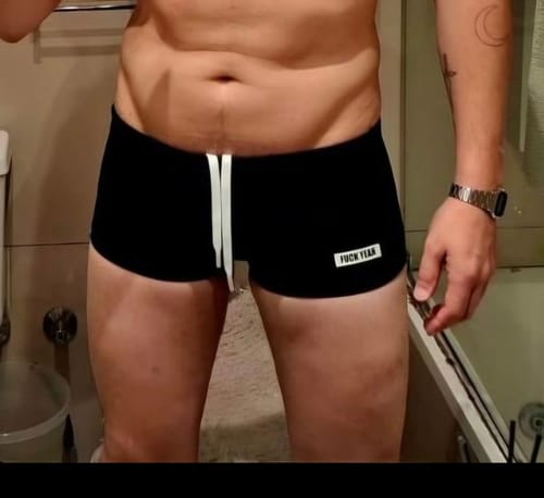 Customer photo review of HARBOR SWIM TRUNK