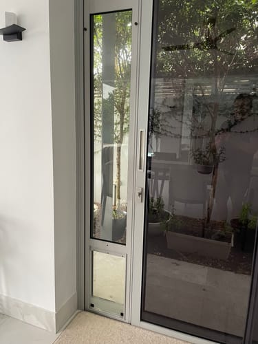Customer photo review of Pet Door Inserts