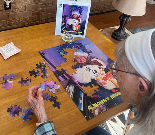 Customer photo review of Custom 100 Piece Puzzle - Personalized Jigsaw Puzzles with 100 Pieces