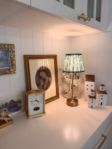 Customer photo review of Aquamarine And Gold Vase