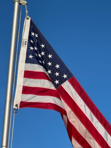 Customer photo review of 3' x 5' American Flag