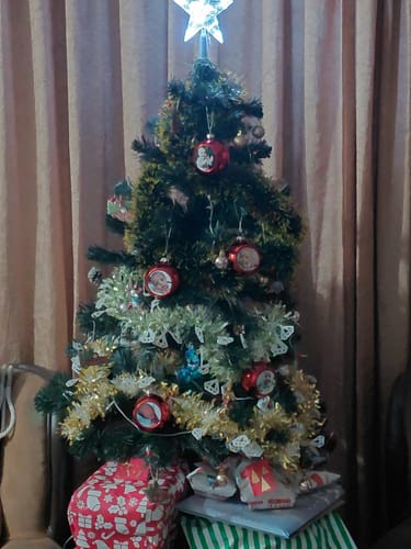 Customer photo review of Christmas Photo Bauble