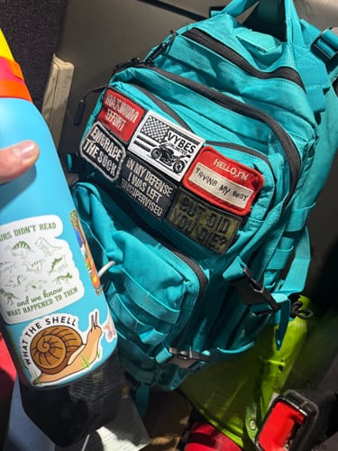 Customer photo review of Limited Edition Mystery Tactical Backpack