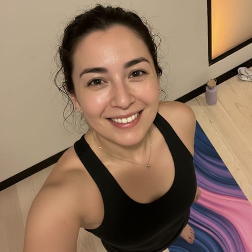 Customer photo review of Pink Tide Motion Mat