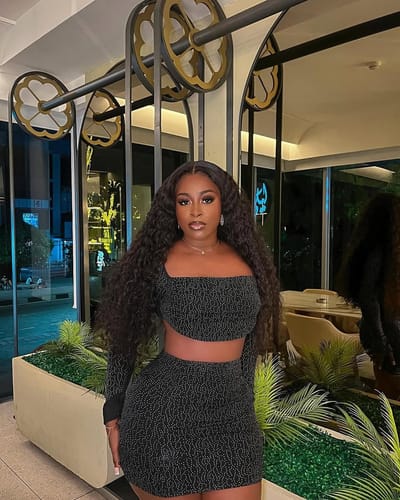 Customer photo review of Water-Inspired Deep Wave 13x4 HD Lace Front Wig 180% Density