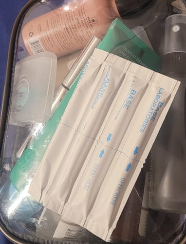 Customer photo review of Piercing Aftercare Saline Gel Swabs
