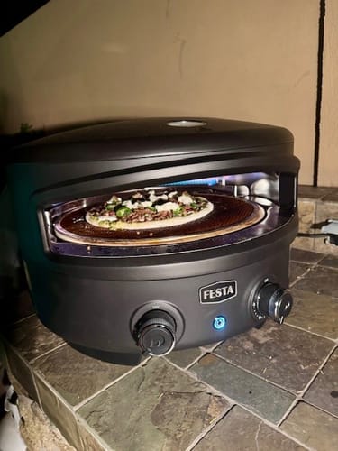 Customer photo review of Festa Pizza Oven Essentials Bundle