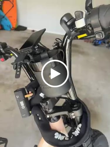 Customer video review of Bang Bang Bike Cup Holder