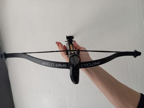 Customer photo review of Cyclone Aluminium 80lb Self Cocking Crossbow
