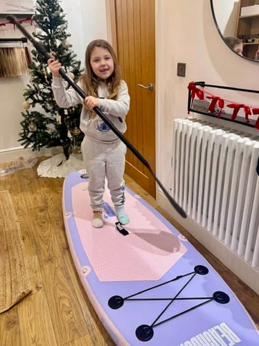 Customer photo review of KIDS MALIBU SKY PADDLE BOARD FULL KIT