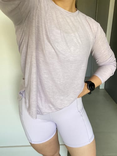 Customer photo review of Calza Skin Feel 1 - Seven/short - Lila Hush