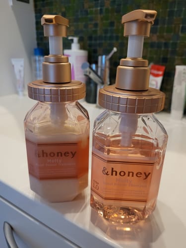 Customer photo review of & Honey Melty Moist Repair Shampoo & Treatment Set Refill 350ml Each