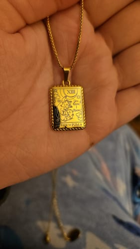Customer photo review of Serendipity Tarot Necklace