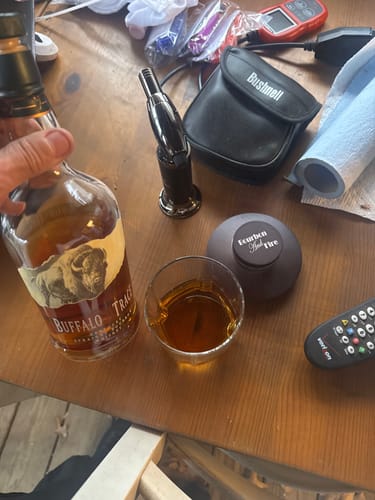 Customer photo review of Buffalo Trace Bourbon Whiskey 6 Pack
