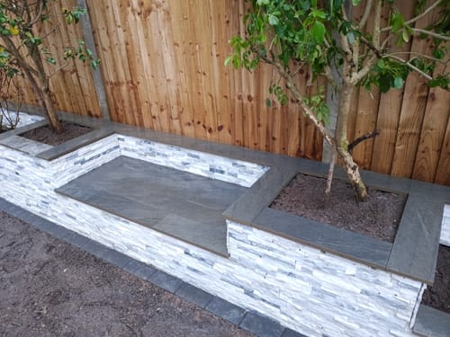 Customer photo review of Anthracite - Porcelain Planks - 900 x 150 x 20mm