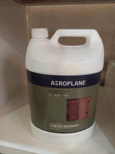 Customer photo review of Aeroplane - Liquid Beeswax - Used for Wood Finishing & Restoration - Wood Varnish |