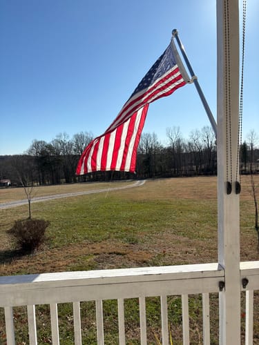 Customer photo review of 3' x 5' American Flag