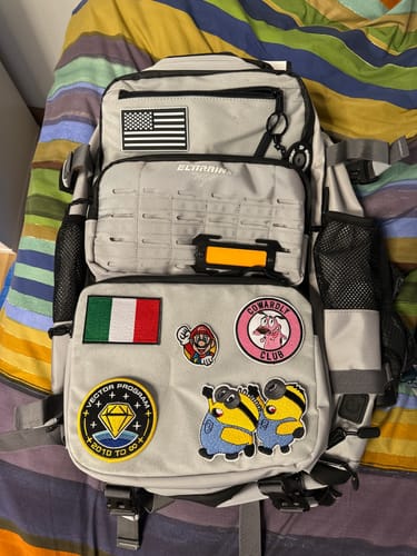 Customer photo review of Mochila Pro Series 45L Silver Lima
