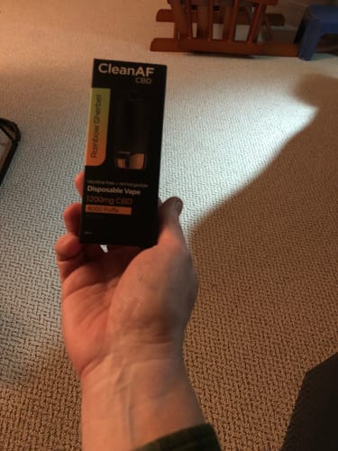 Customer photo review of Natural Extra Strength CBD Tincture